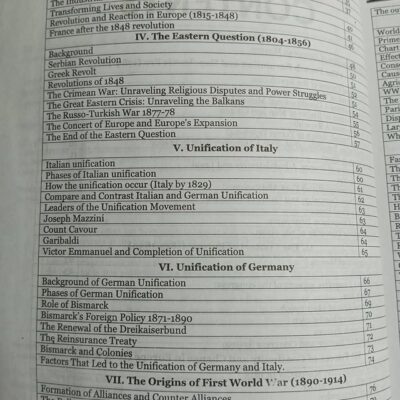 European History by Mirza Ehtesham Ali Baig and Aamer Shahzad HSM - Image 3