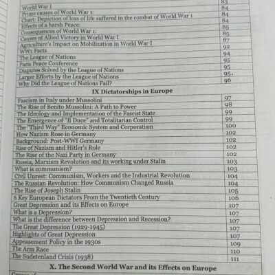 European History by Mirza Ehtesham Ali Baig and Aamer Shahzad HSM - Image 4