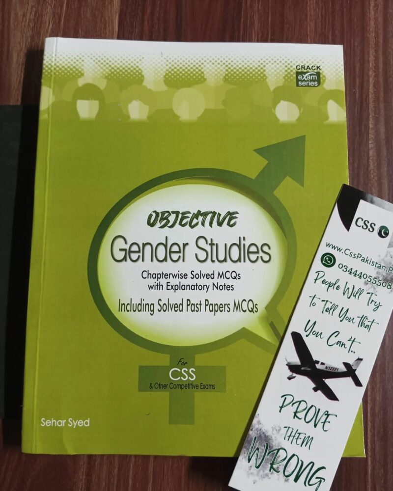 Gender Studies Objective MCQs by Sehar Syed HSM