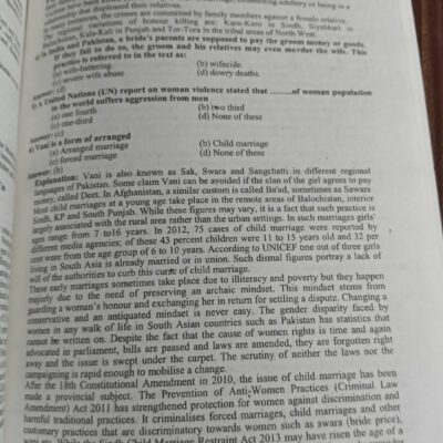 Gender Studies Objective MCQs by Sehar Syed HSM - Image 4