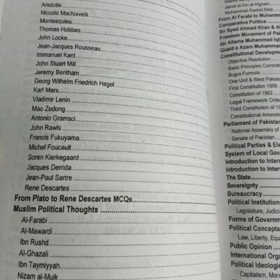 Political Science MCQs by Rai M Iqbal Kharal ilmi CSS Essentials - Image 2