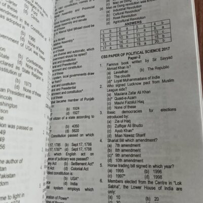 Political Science MCQs by Rai M Iqbal Kharal ilmi CSS Essentials - Image 8