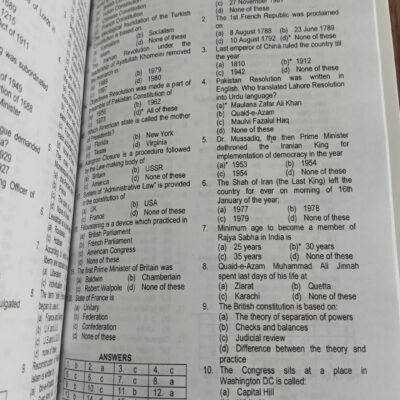 Political Science MCQs by Rai M Iqbal Kharal ilmi CSS Essentials - Image 9