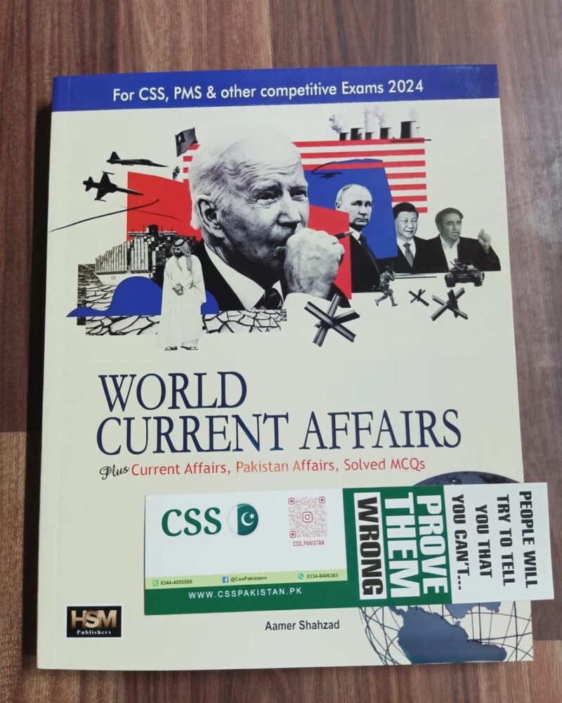 World Current Affairs 2024 by Aamer Shahzad HSM