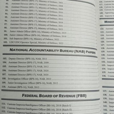 Big Book of FPSC Solved Past Papers by JWT Latest 2024 Edition - Image 5