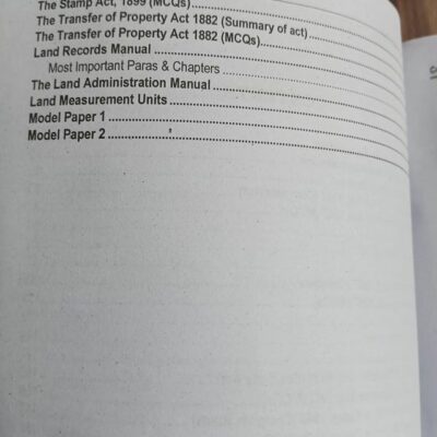 Land Revenue Laws with Bare Acts and MCQs by Rai M. Iqbal Kharal - Image 3