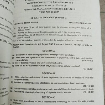 PMS Complete Syllabus and Past Papers of All Subjects in One by JWT - Image 10
