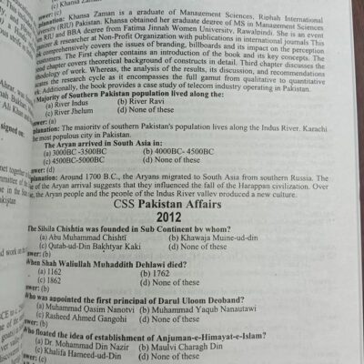 CSS Compulsory Subjects Solved Past Papers MCQs (1991-2024) (34 Years) by HSM - Image 6