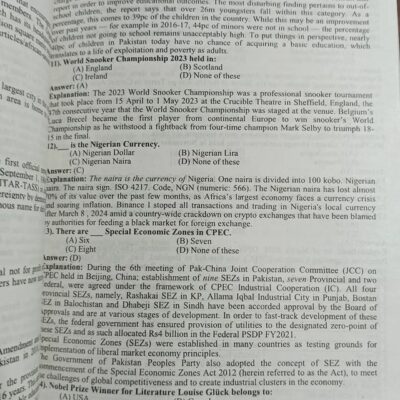 CSS Compulsory Subjects Solved Past Papers MCQs (1991-2024) (34 Years) by HSM - Image 7