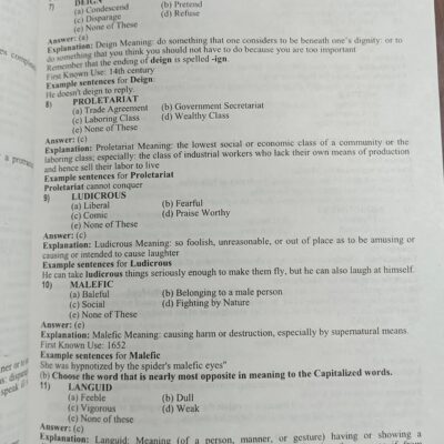 CSS Compulsory Subjects Solved Past Papers MCQs (1991-2024) (34 Years) by HSM - Image 9