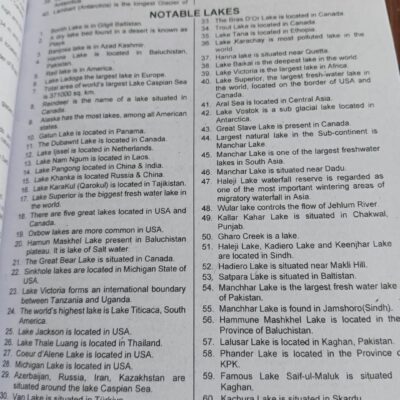 General Knowledge GK Objective One Liner by Dr. Iqra Imtiaz Advanced Publishers - Image 18