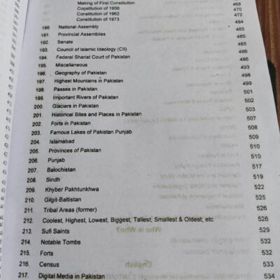 General Knowledge GK Objective One Liner by Dr. Iqra Imtiaz Advanced Publishers - Image 8