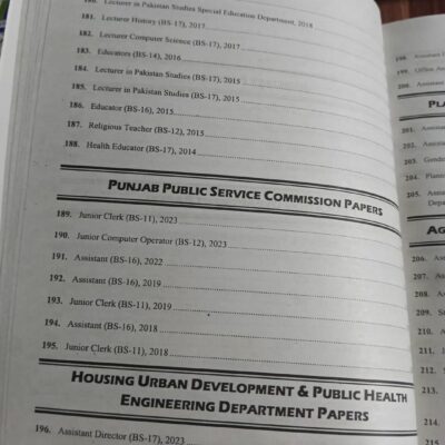 Big Book of PPSC Solved Past Papers and Model Papers by JWT - Image 11