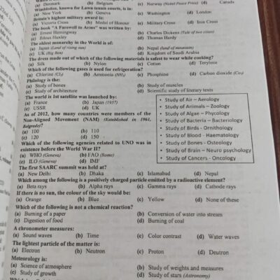 Big Book of PPSC Solved Past Papers and Model Papers by JWT - Image 17