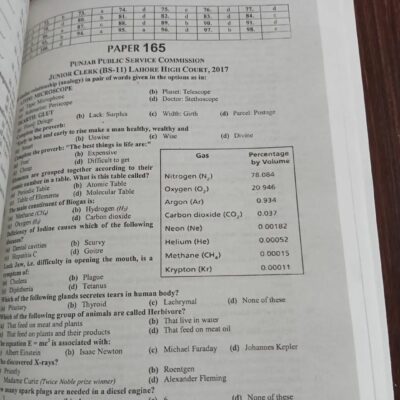 Big Book of PPSC Solved Past Papers and Model Papers by JWT - Image 20