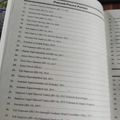 Big Book of PPSC Solved Past Papers and Model Papers by JWT - Image 3