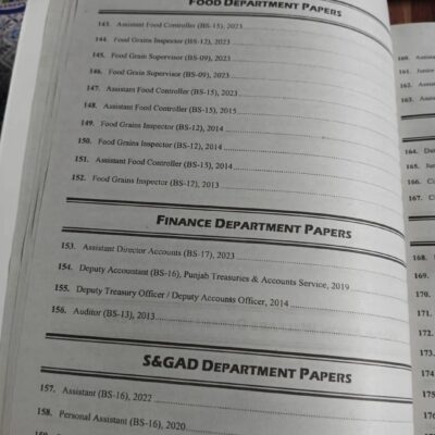 Big Book of PPSC Solved Past Papers and Model Papers by JWT - Image 9