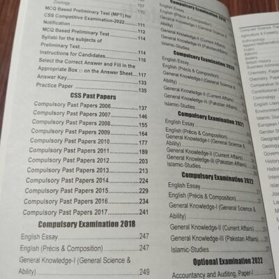 CSS Syllabus and Past Papers by HSM - Image 3