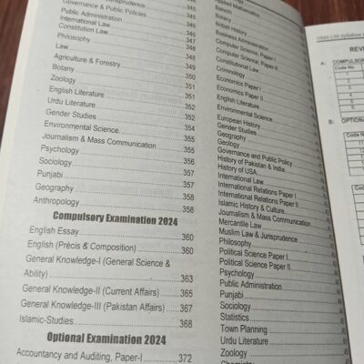 CSS Syllabus and Past Papers by HSM - Image 5