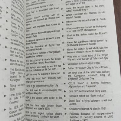 Ilmi One Liner Capsule: General Knowledge in English by Rai Mansab Ali - Image 8
