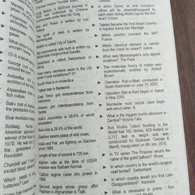 Ilmi One Liner Capsule: General Knowledge in English by Rai Mansab Ali - Image 9