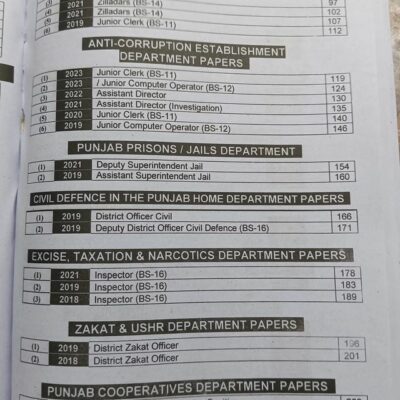 PPSC Solved Original Model Papers by Dogar Unique Publishers - Image 3