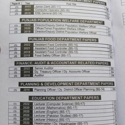 PPSC Solved Original Model Papers by Dogar Unique Publishers - Image 4
