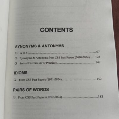 CSS Vocabulary From CSS Past Papers (1971-2024) by JWT - Image 2