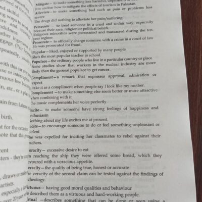CSS Vocabulary From CSS Past Papers (1971-2024) by JWT - Image 9