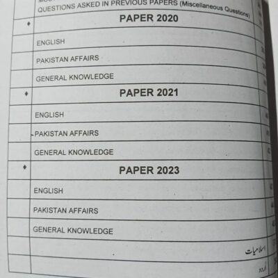 PMS Compulsory Subjects Solved Past Papers 2005 to Date by Shabbir Hussain Chaudhry Caravan - Image 7