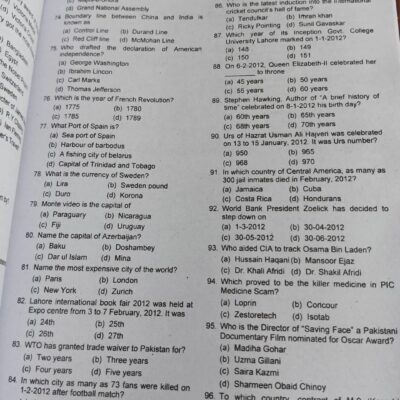 Model and Original Papers of PPSC by M. Sobhan Chaudhry Caravan Edition 2024-25 - Image 10