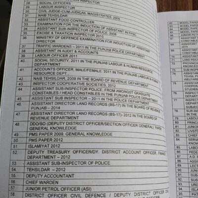 Model and Original Papers of PPSC by M. Sobhan Chaudhry Caravan Edition 2024-25 - Image 3