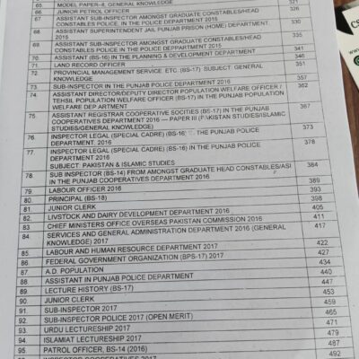 Model and Original Papers of PPSC by M. Sobhan Chaudhry Caravan Edition 2024-25 - Image 4