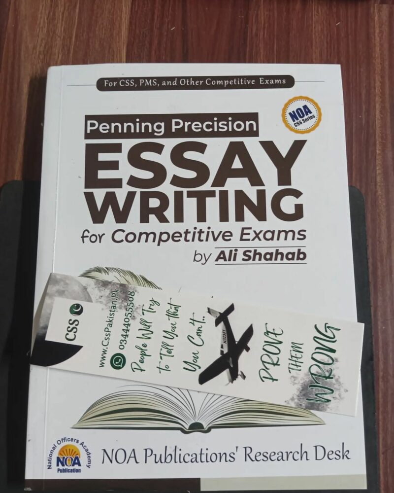 Essay Writing by Ali Shahab NOA