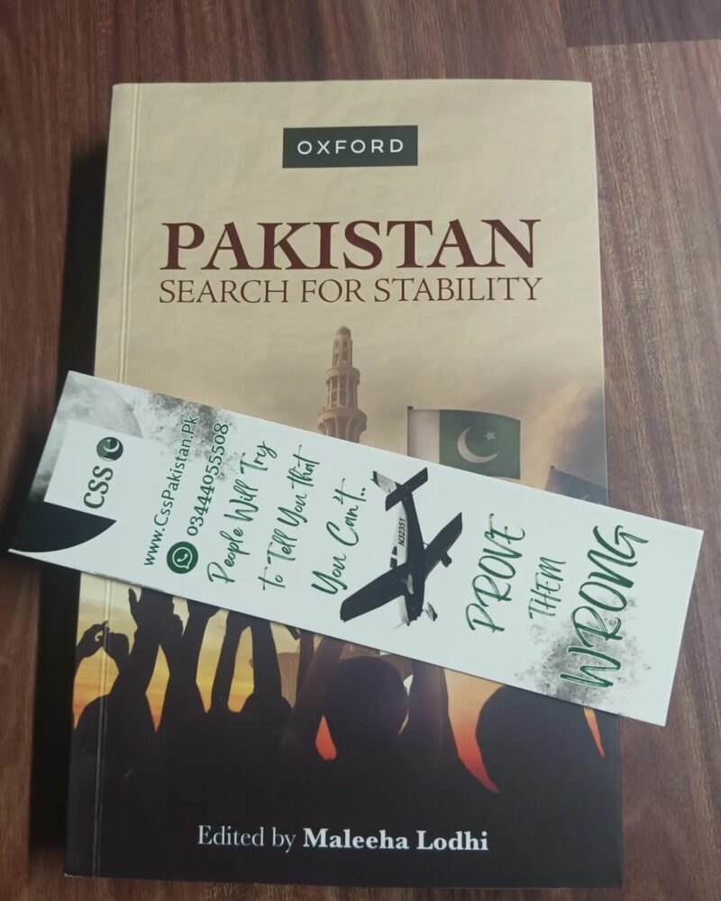 Pakistan Search for Stability by Maleeha Lodhi Oxford