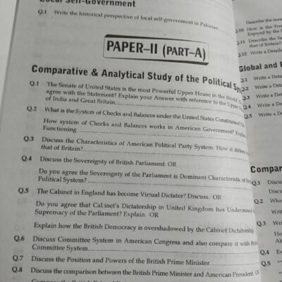 To The Point Political Science Paper 1 and 2 by Zahid Hussain Anjum JWT - Image 4