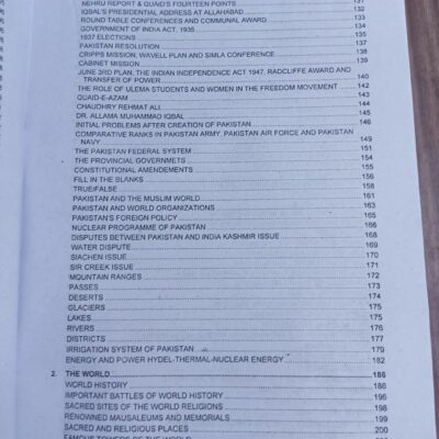 Encyclopedia of General Knowledge GK Subjective by M. Soban Ch. & Ch. Ahmed Najib Caravan 2024 Edition - Image 8