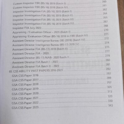 General Mathematics and Ability GMA For CSS by Sabir Hussain and Rabia Saleem Study River Publications - Image 4