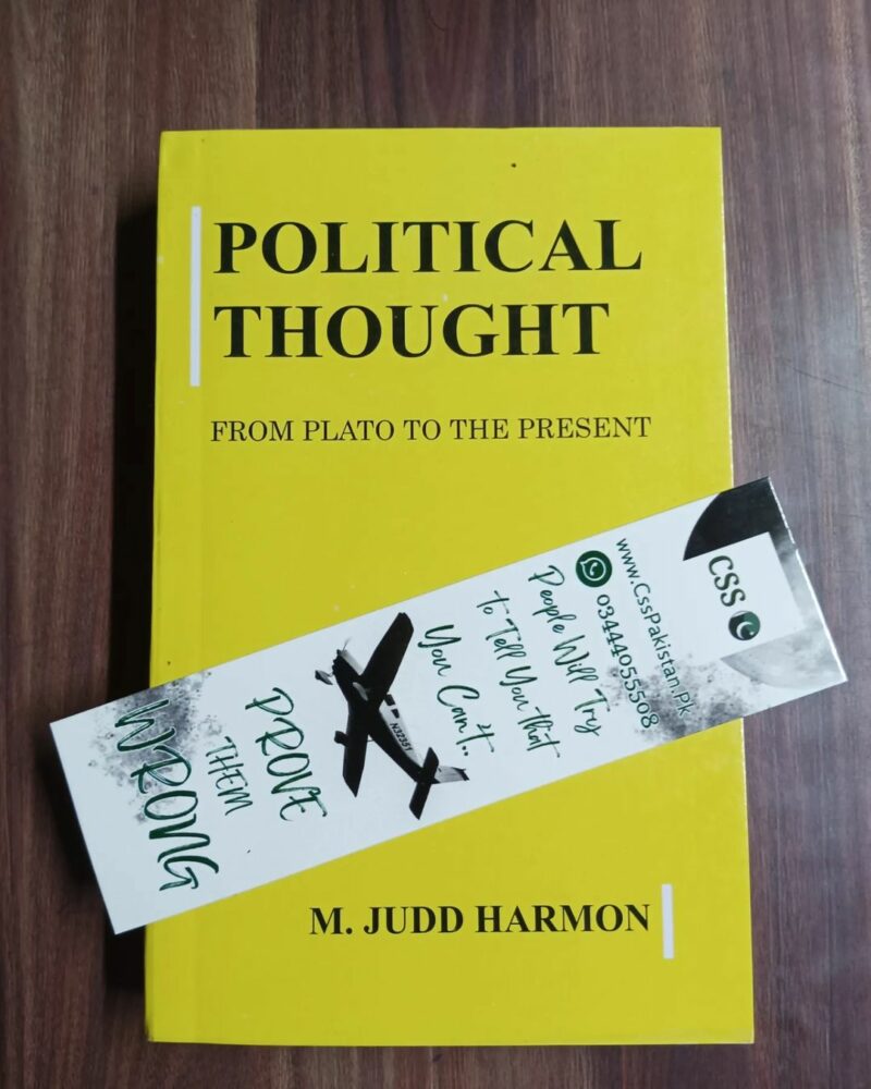 Political Thought From Plato to Present by Judd Harmon