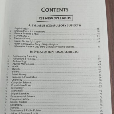 CSS Complete Syllabus and Unsolved Past Papers (Compulsory and Optional) 2020-2024 by JWT - Image 2