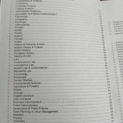 CSS Complete Syllabus and Unsolved Past Papers (Compulsory and Optional) 2020-2024 by JWT - Image 5