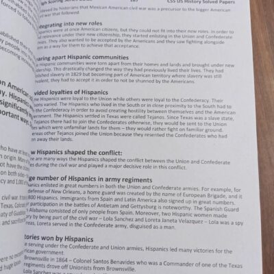 High Scoring CSS History of USA Solved Past Papers 2016 - 2024 by Dogar Brothers - Image 11