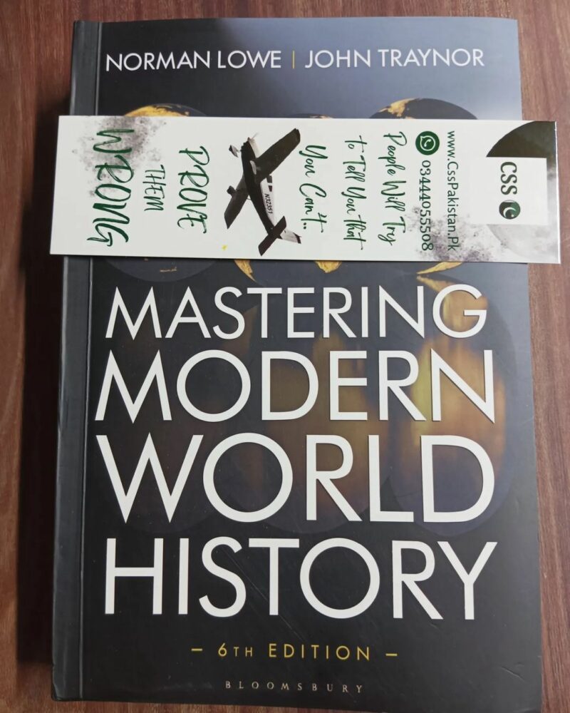 Mastering Modern World History by Norman Lowe 6th Edition Original Book