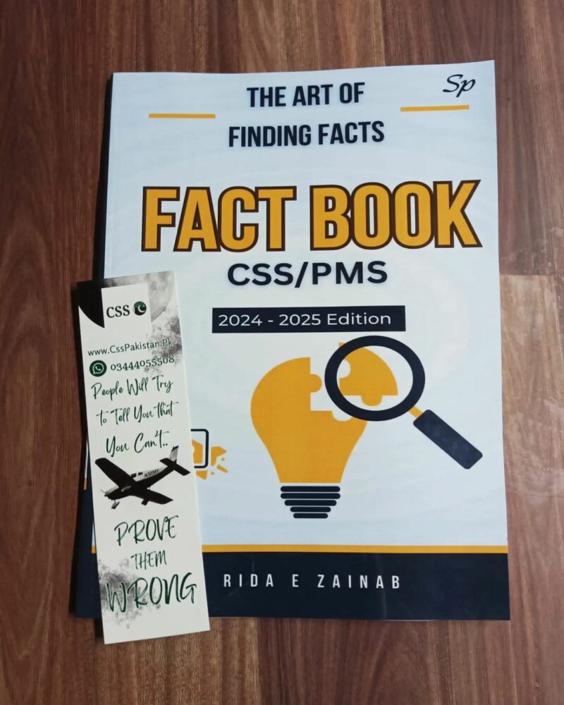 Fact Book 2024-2025 for CSS and PMS by Rida e Zainab