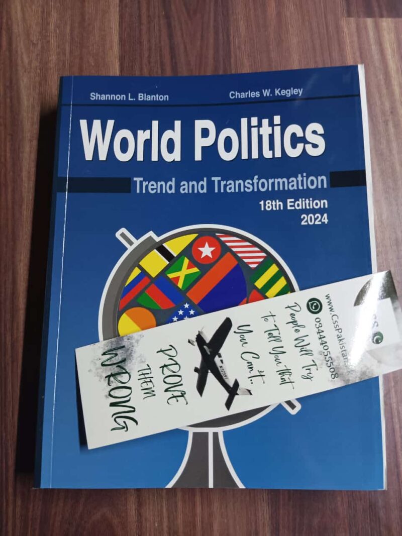 World Politics Trend and Transformation 18th Edition 2024