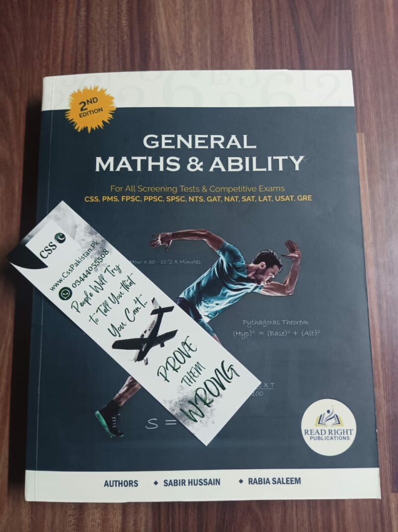 General Maths and Ability by Sabir Hussain and Rabia Saleem |2nd Edition