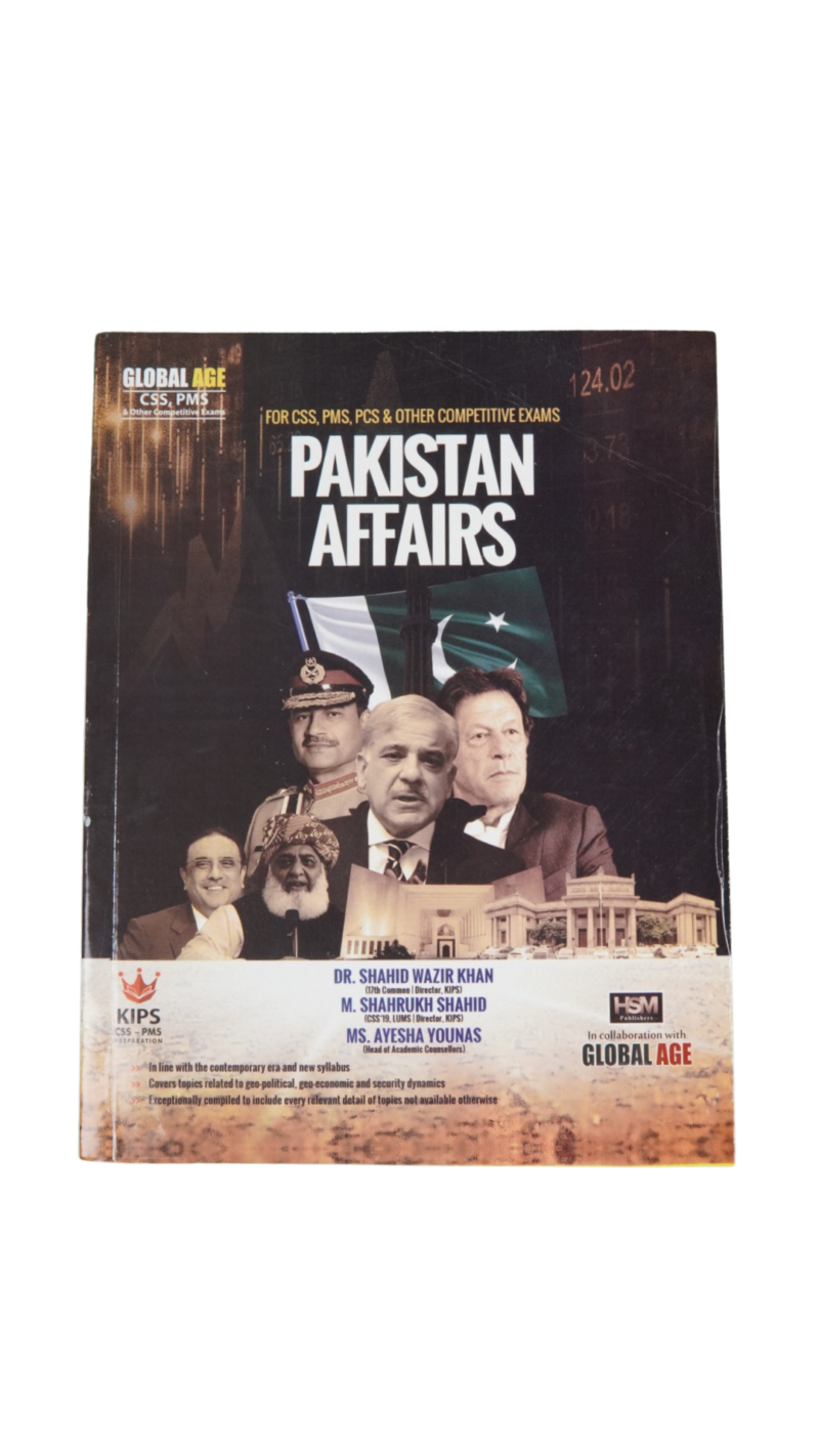 Pakistan Affairs By Dr Shahid Wazir Khan,Ms Ayesha Younas
