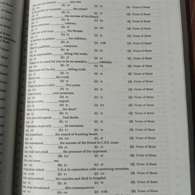 One 1 Paper MCQs Guide by JWT - Image 12