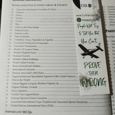 One 1 Paper MCQs Guide by JWT - Image 3