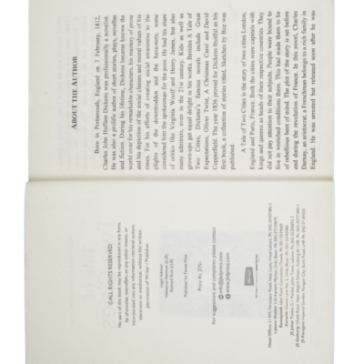 Table Of Two Cities By Charles Dickens - Image 2